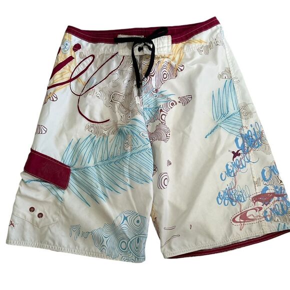 O'Neill Other - O’Neill ~ Men’s Boardshorts ~ embroidered detailing ~ size tag missing